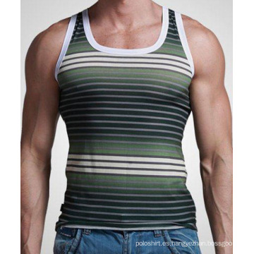 100% algodón de impresión digital hombres Tank Top